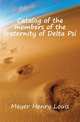 Catalog of the members of the fraternity of Delta Psi, Meyer Henry Louis 