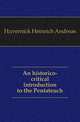 An historico-critical introduction to the Pentateuch, Haevernick Heinrich Andreas 