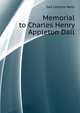 Memorial to Charles Henry Appleton Dall .., Dall Caroline Wells 