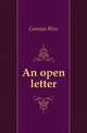 An open letter, Carman Bliss 