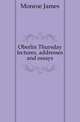 Oberlin Thursday lectures, addresses and essays, Monroe James 