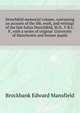 Dreschfeld memorial volume, containing an account of the life, work, and writings of the late Julius Dreschfeld, M.D., F.R.C.P., with a series of original ... University of Manchester and former pupils, Brockbank Edward Mansfield 