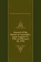 Journal of the House of Assembly, from August 17, 1781, to February 26, 1784, #Georgia. Legislature. House of Assembly 