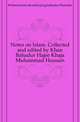 Notes on Islam. Collected and edited by Khan Bahadur Hajee Khaja Muhammad Hussain, #Ahmed nawab amin jung bahadur Hussain 