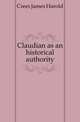 Claudian as an historical authority, Crees James Harold 