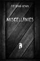 Miscellanies, Fielding Henry 