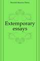 Extemporary essays, Hewlett Maurice Henry 