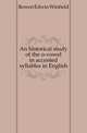 An historical study of the o-vowel in accented syllables in English, Bowen Edwin Winfield 