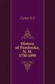 History of Pembroke, N. H. 1730-1895, N. F. Carter 