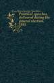 Political speeches, delivered during the general election, 1885, Goschen George Joachim 
