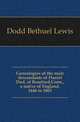 Genealogies of the male descendants of Daniel Dod, of Branford,Conn., a native of England. 1646 to 1863, Dodd Bethuel Lewis 
