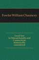 Local law in Massachusetts and Connecticut, historically considered, Fowler William Chauncey 