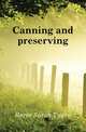 Canning and preserving, Sarah Tyson Heston Rorer 