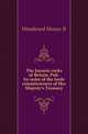 The Jurassic rocks of Britain. Pub. by order of the lords commissioners of Her Majesty's Treasury, Horace B. Woodward 