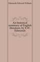 An historical summary of English literature, by E.W. Edmunds, Edmunds Edward William 
