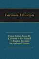 Three letters from W.J. Ibbett to his friend H. Buxton Forman in praise of Venus, Forman H Buxton 