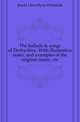 The ballads & songs of Derbyshire. With illustrative notes, and examples of the original music, etc, Jewitt Llewellynn Frederick 