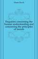 Enquiries concerning the human understanding and concerning the principles of morals, Hume David 