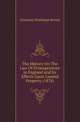 The History On The Law Of Primogeniture in England and Its Effects Upon Landed Property (1878), Courtney Stanhope Kenny 