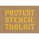 Protest stencil toolkit, Thomas Patrick 