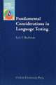 Fundamental Considerations in Language Testing, Bachman, Lyle 