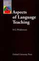 Aspects of Language Teaching, H. G. Widdowson 