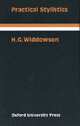 Practical Stylistics, Widdowson, Henry 