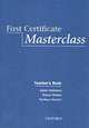 First Certificate Masterclass, Jenny Quintana, Simon Haines, Barbara Stewart 