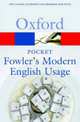 Pocket Fowler's Modern English Usage, Robert Allen 