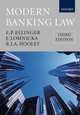 Modern Banking Law, E. P. Ellinger 