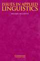 Issues in Applied Linguistics, McCarthy, Michael 