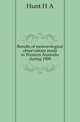 Results of meteorological observations made in Western Australia during 1908, Hunt H A 