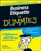 Business Etiquette For Dummies, 2nd Ed.*, Fox Sue 