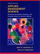 Applied Management Science, 2 ed., John A. Lawrence, Barry Alan Pasternack 