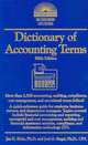 Dictionary of Accounting Terms, Joel G. Siegel Ph.D. CPA 