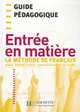 Entr'e En Matiere Teacher's Guide, Brigitte Cervoni 