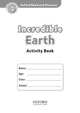 Oxford Read and Discover: Level 4: 750-Word Vocabulary Incredible Earth Activity Book, Oxford University Press USA 