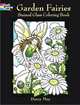 Garden Fairies Stained Glass Coloring Book, Darcy May 