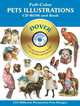 Full-Color Pets Illustrations CD-ROM and Book, The Staff of Dover Publishing 