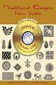 Traditional Designs from India CD-ROM and Book, Dover Staff 