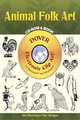 Animal Folk Art (Dover Electronic Clip Art Series), Madeleine Orban-Szontagh 