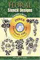 Floral Stencil Designs CD-ROM and Book (Dover Electronic Clip Art Series), Dover 