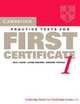 Cambridge Practice Tests for First Certificate 1 Student's book, Paul Carne 