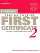 Cambridge Practice Tests for First Certificate 2 Student's book, Paul Carne 
