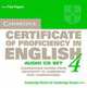 Cambridge Certificate of Proficiency in English 4 Audio CDs (2), Cambridge ESOL 