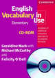 English Vocabulary in Use Elementary CD_Rom, McCarthy, Michael Mark, Geraldine O'Dell, Felicity 