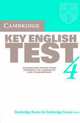 Cambridge Key English Test 4 Audio Cassette, Cambridge ESOL 