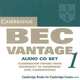 Cambridge BEC Vantage 1 Audio CD Set (2 CDs): Practice Tests from the University of Cambridge Local Examinations Syndicate, University of Cambridge Local Examinations Syndicate 