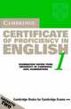 Cambridge Certificate of Proficiency in English 1 Audio Cassette Set (2 Cassettes): Examination papers from the University of Cambridge Local Examinations Syndicate, University of Cambridge Local Examinations Syndicate 