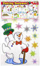 Dancing Snowmen Bulletin Board Set (44 pieces), 